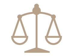 Zeichnung eines Waage